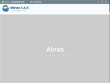 Tablet Screenshot of abraollc.com